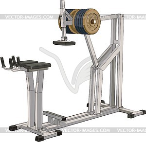 Sport training - vector EPS clipart