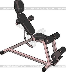 Sport training - color vector clipart