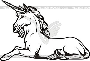 Unicorn - vinyl EPS vector clipart