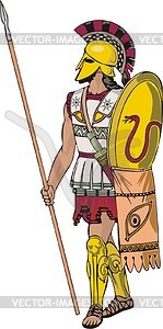 Warrior - vector clipart / vector image