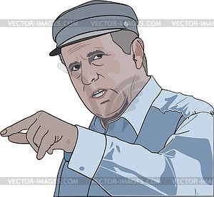 Vladimir Zhirinovsky - vector clipart