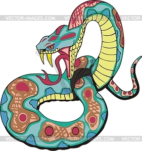 Змея - векторная иллюстрация