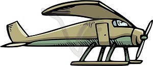 Aeroplane - vector clipart