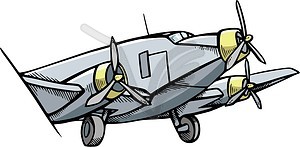 Aircraft - vector clipart / vector image