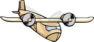 Aircraft - vinyl EPS vector clipart