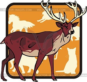 Deer - vector clip art