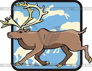 Deer - vector clipart