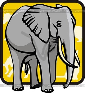 Elephant - vector clipart