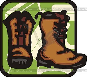 Boots - vector clipart / vector image