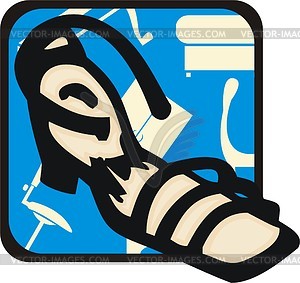 Sandals - vector image