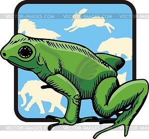 Frog - vector image