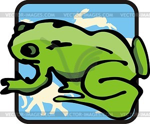 Frog - vector image