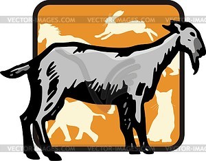 Goat - vector clip art