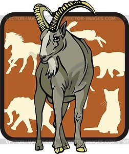 Goat - vector clip art