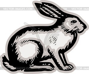 Hare - vector clip art