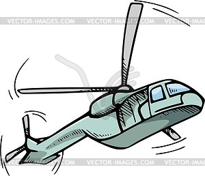 Helicopter - vector clipart