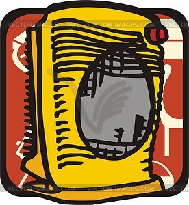 Radio set - vector clipart
