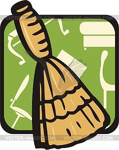 Broom - vector clip art