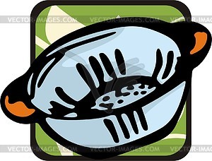 Colander - vector clipart