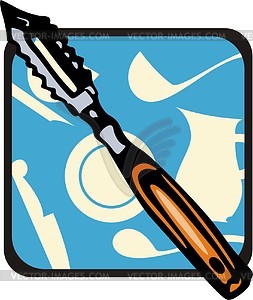 Knife - vector image