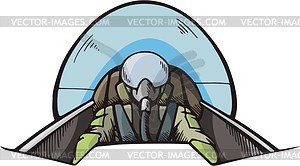 Pilot - vector clip art