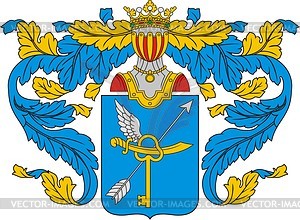 Danilov, family coat of arms - vector clipart