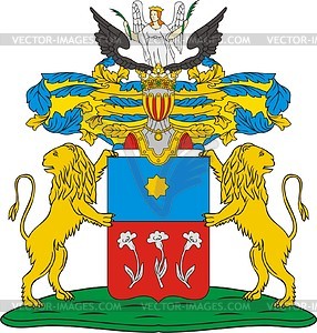 Engelgardt, family coat of arms - vector clipart