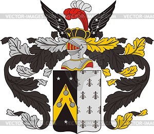 Muraviyov, coat of arms - vector clipart