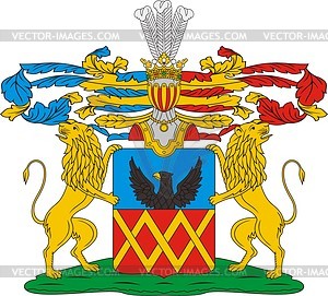 Naryshkin, family coat of arms - vector clipart