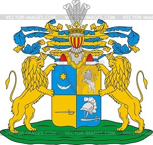 Saveliev, family coat of arms - vector clipart