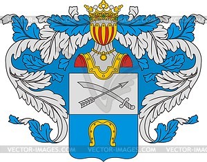 Taptykov, family coat of arms - vector clipart