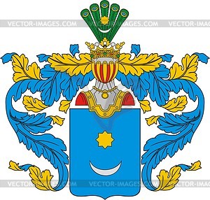 Tarakanov, family coat of arms - vector clipart