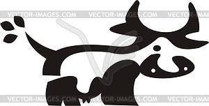 Cow - vector image