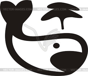 Whale - vector clipart