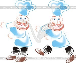 Cooks - vector clipart