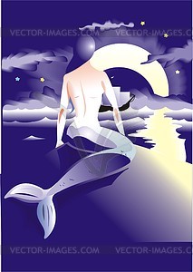 Meerjungfrau - Clipart-Bild