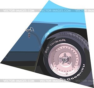 Автомобиль - изображение в векторном виде