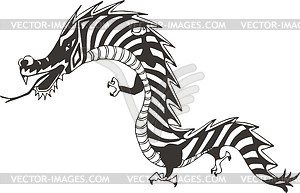 Chinese dragon - vector clipart