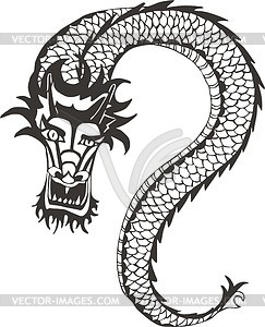 Chinese dragon - vector clip art