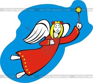 Angel - vector clipart