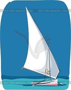 Boat - stock vector clipart