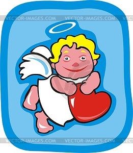 Cupid - vinyl EPS vector clipart