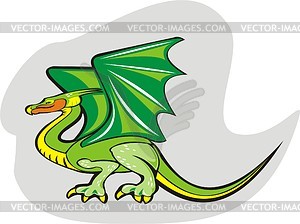 Dragon - royalty-free vector image