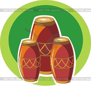 Tomtoms - vector image