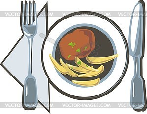 Meal - vector image