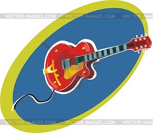 Гитара - векторное изображение
