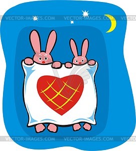 Rabbits - vector clipart