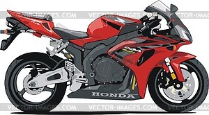 Motorcycle Honda CBR1000RR - vector clipart