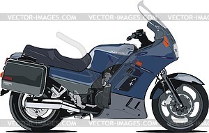 Motorcycle Kawasaki Concours - vector clipart