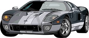 Ford Tungsten - vector clipart